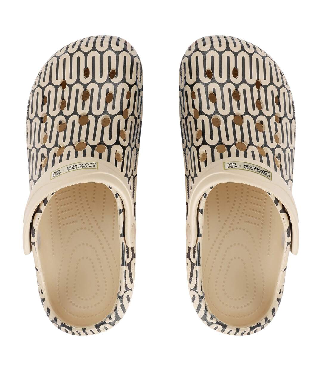 Sabots Motif/style Espace Au Niveau Des Hanches Orla Kiely Femme Monochrome Regatta-4
