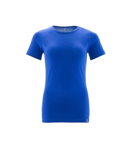 Womens/ladies Crossover T-shirt Royal Blue Mascot