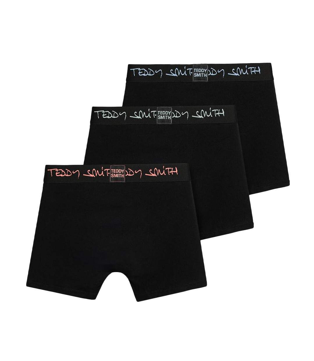 Lot de 3 boxers noirs homme teddy smith boxer 1ts/52/7 - l-2
