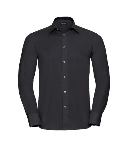 Chemise Formelle Homme Noir Russell Collection