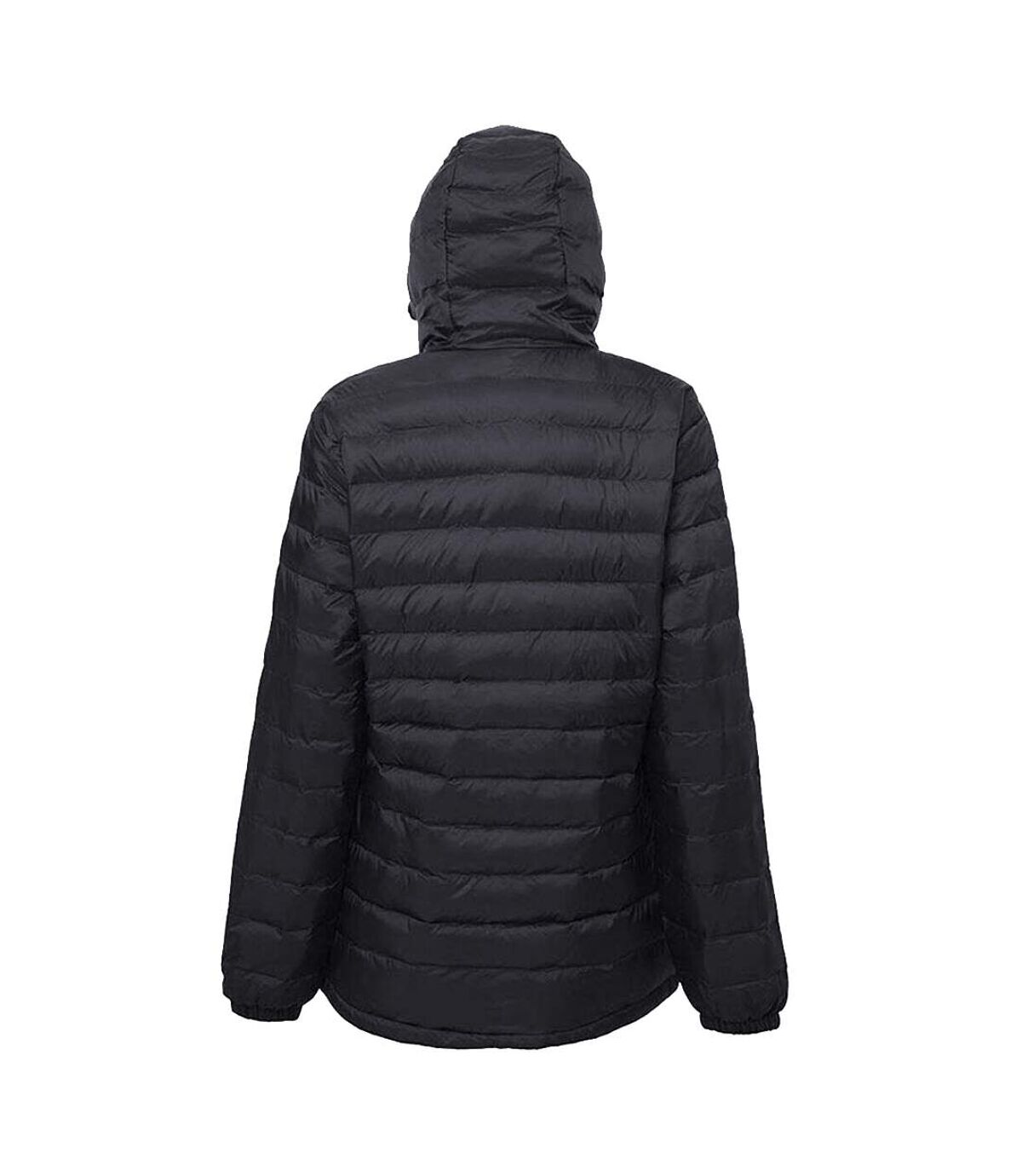 2786 Mens Hooded Water & Wind Resistant Padded Jacket (Black/Red)