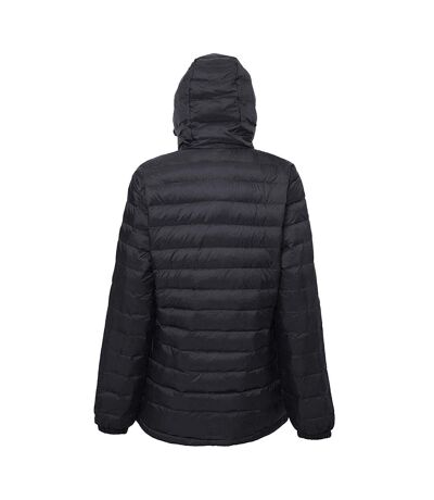 2786 mens hooded water & wind resistant padded jacket black/black Ralawise