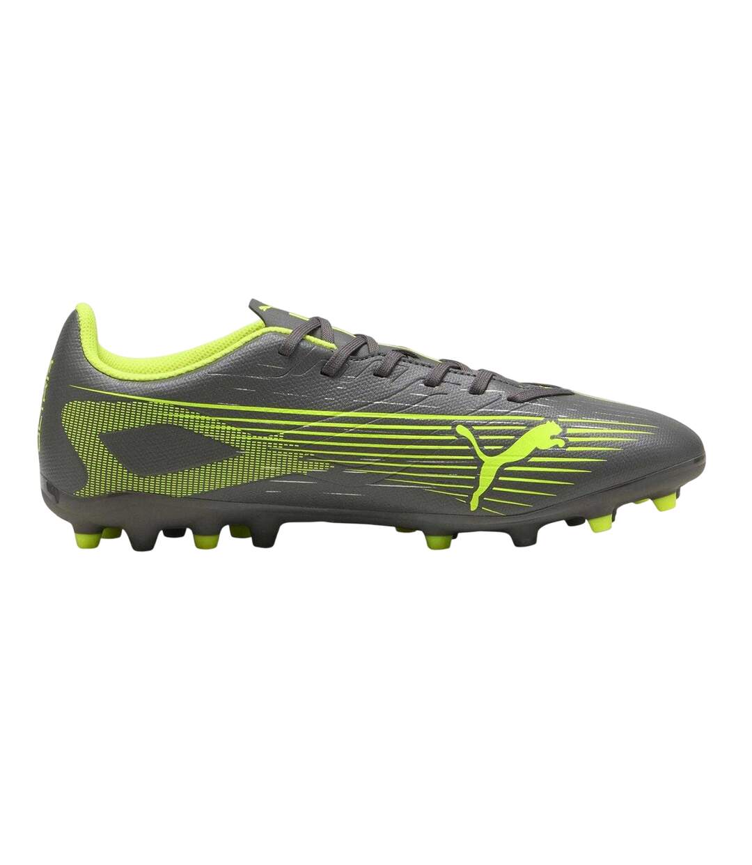 Mens Ultra 5 Play Firm Ground Football Boots Matted Silver Puma-1