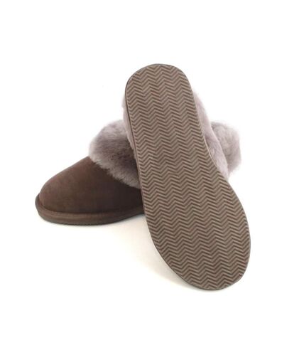 Eastern Counties Leather Womens/Ladies Elena Sheepskin Slipper Boots (Truffle Brown) - UTEL376