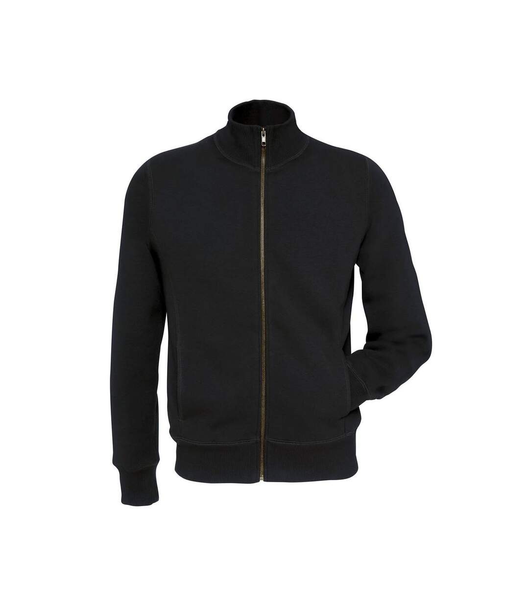 Veste sweat ouverture zippée - homme - WM646 - noir-1