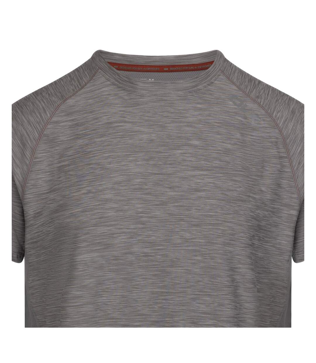 T-shirt de sport cooper homme gris chiné Trespass-2