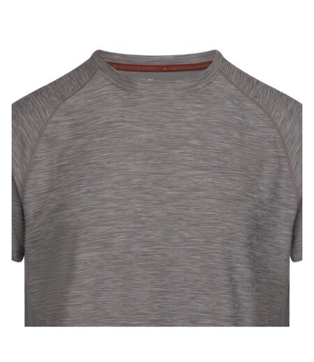 T-shirt de sport cooper homme gris chiné Trespass