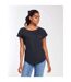 Womens/ladies Relaxed T-shirt Navy Mantis-1