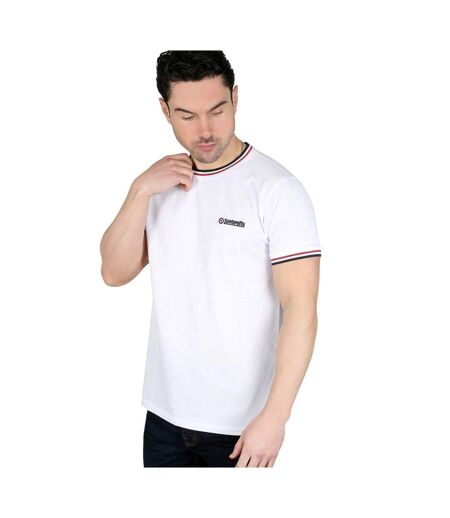 T-shirt Ss25 Homme Blanc Bleu Marine Rouge Lambretta