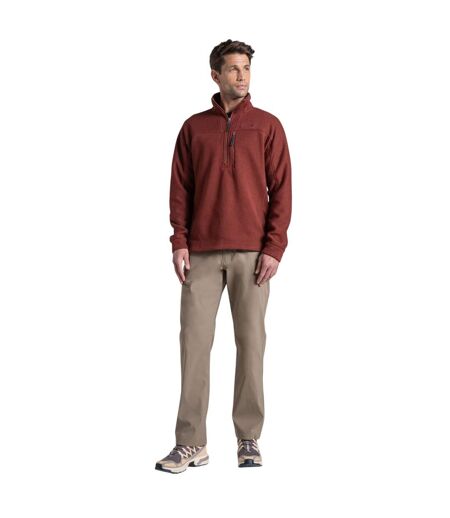 Pantalon Léger Et Uni À Taille Mi-haute Semi-élastiquée Kiwi Pro Homme Marron Clair Gris Craghoppers
