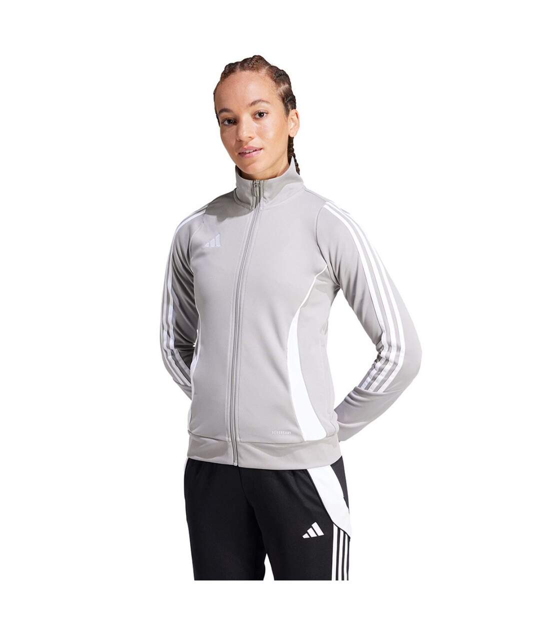 Veste Tiro Femme Gris Adidas-1