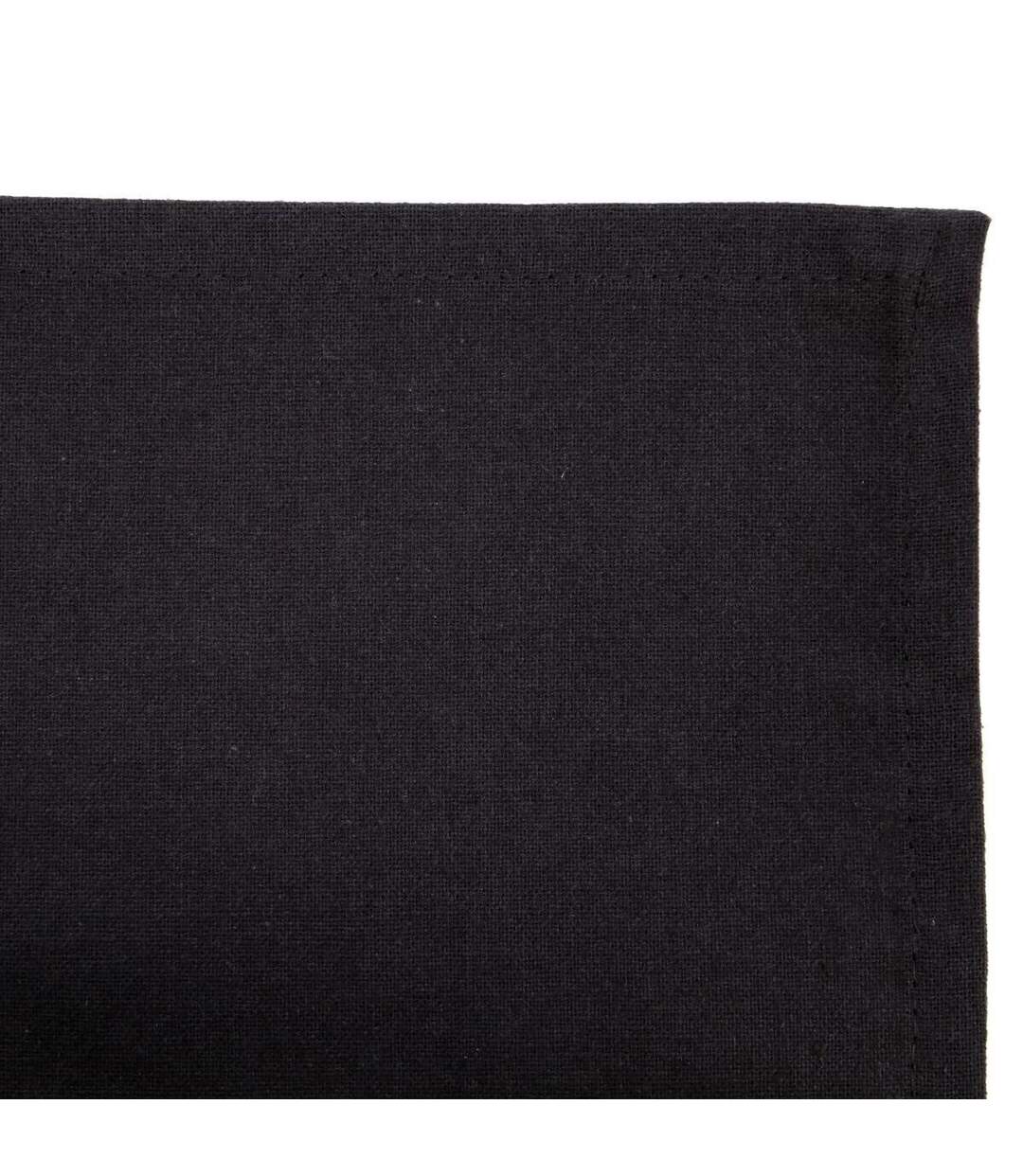Lot de 4 Serviettes de Table Coton 40x40cm Gris Foncé-2