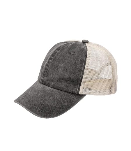 Casquette Motif/style Rétro Adulte Vieux Noir Result Headwear