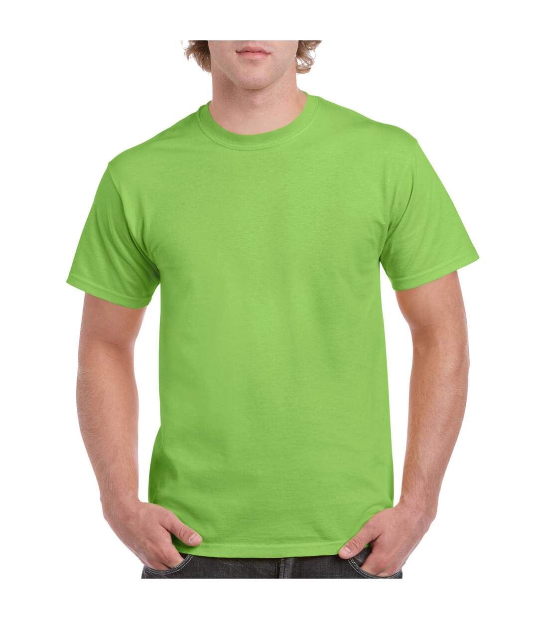 T-shirt Adulte Vert Clair Gildan-1