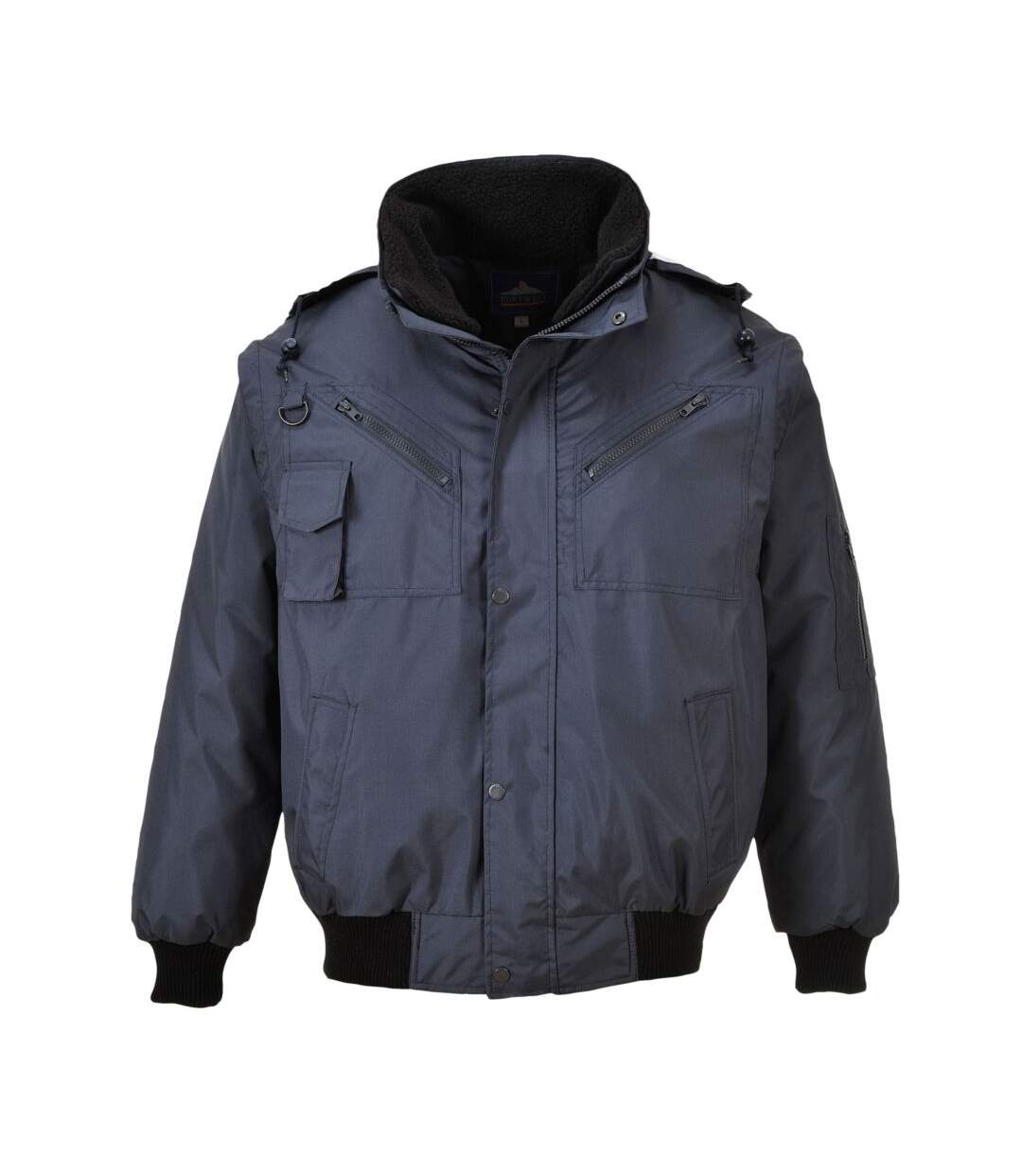 Blouson  pilote imperméable manches amovibles 3-en-1 Portwest Bomber-1