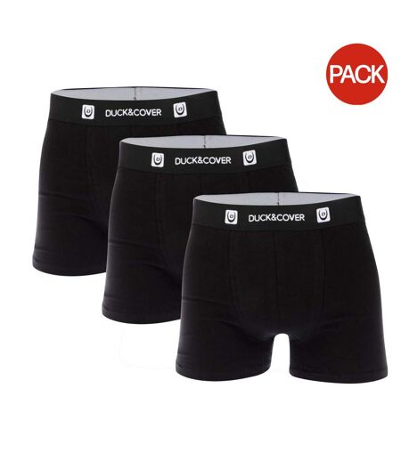 Pack of 3  Mens villani boxer shorts  black Duck and Cover