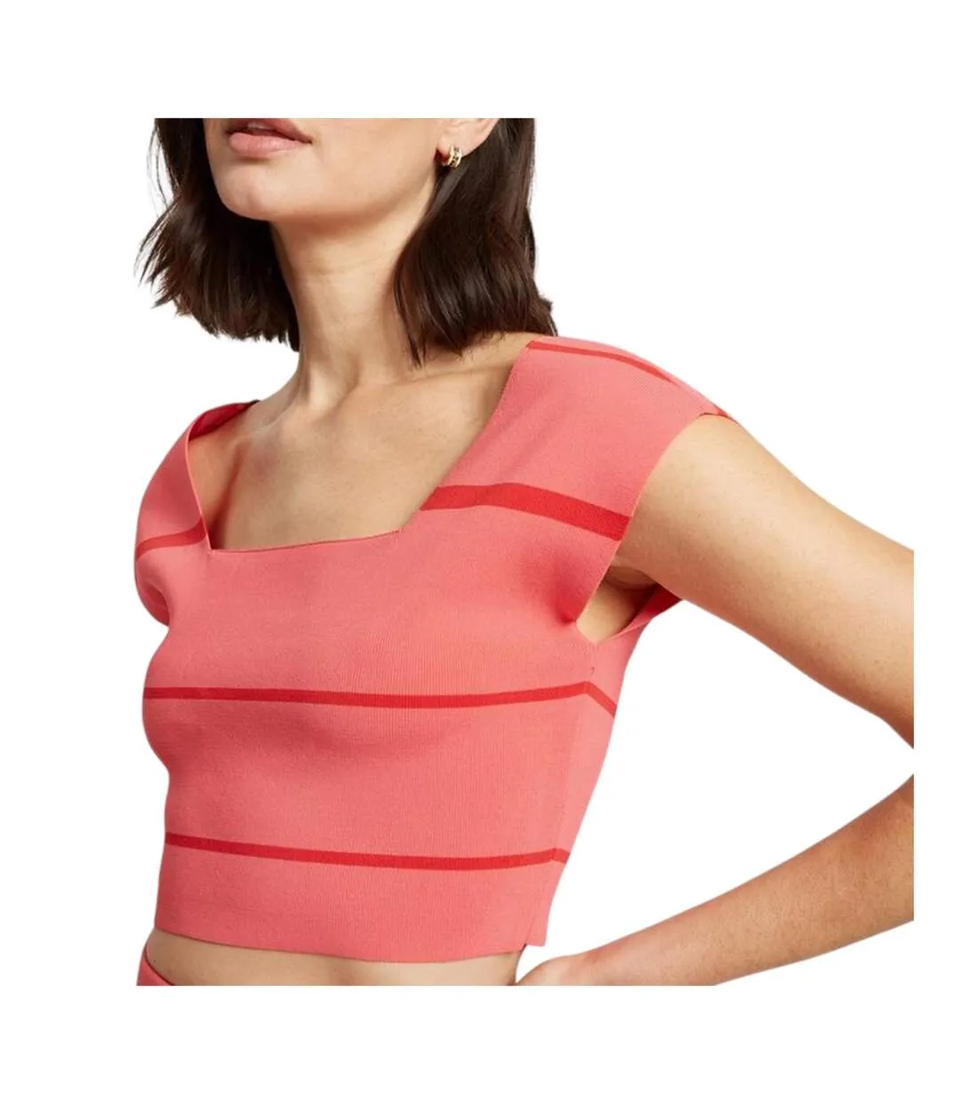 Womens/ladies Knitted Top Coral Ted Baker-3
