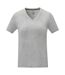 Elevate Womens/Ladies Somoto V Neck T-Shirt (Heather Grey) - UTPF3926