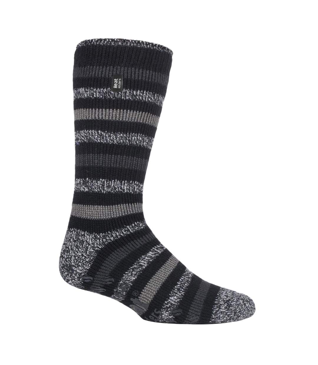 2 Pair Mens Winter Crew Slipper Socks-3