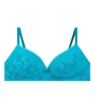 Soutien-gorge souple sans armatures turquoise Savane