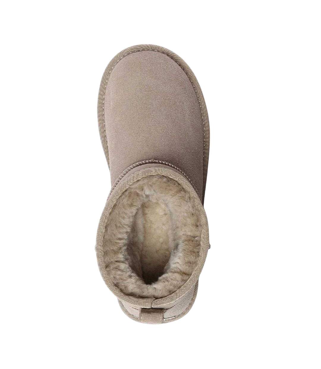 Womens/ladies Finch Ultra Mini Classic Suede Ankle Boots Sand EverAu-3