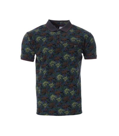 Polo noir/vert/bleu homme rms26 91314 - 3xl