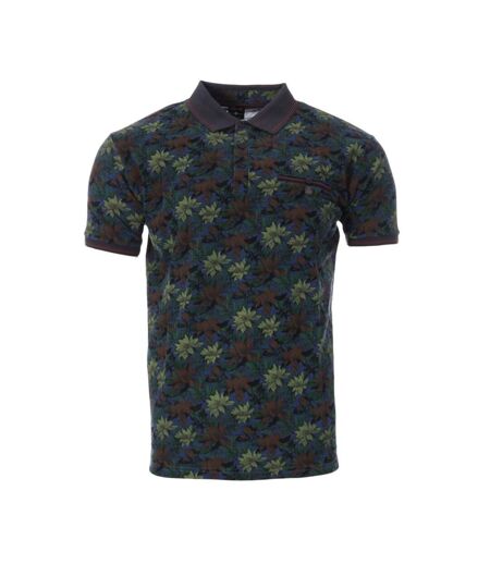 Polo noir/vert/bleu homme rms26 91314 - 3xl