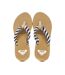 Tongs beiges/marines femme roxy porto - 36-2