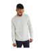 Mens Yarra Textured Regular Jumper Ecru Threadbare-2