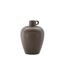 Vase Urne en Céramique Cent 33cm Marron-2