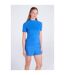 Womens/ladies Uv Protection Rash Guard Bright Blue Mountain Warehouse-1