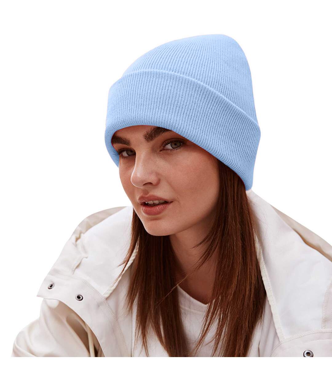 Bonnet Adulte Bleu Ciel Beechfield-3