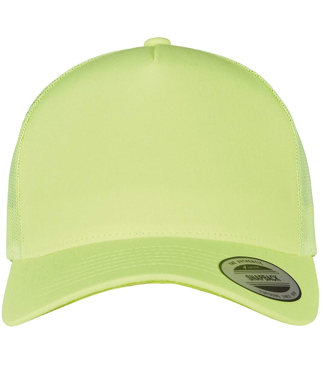 Casquette trucker neon adulte jaune néon Flexfit-4