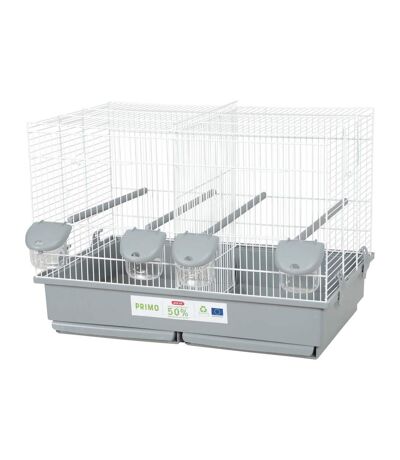 Cage en plastique éco.conçu oiseaux domestiques Primo 57 x 34.5 x 41 cm