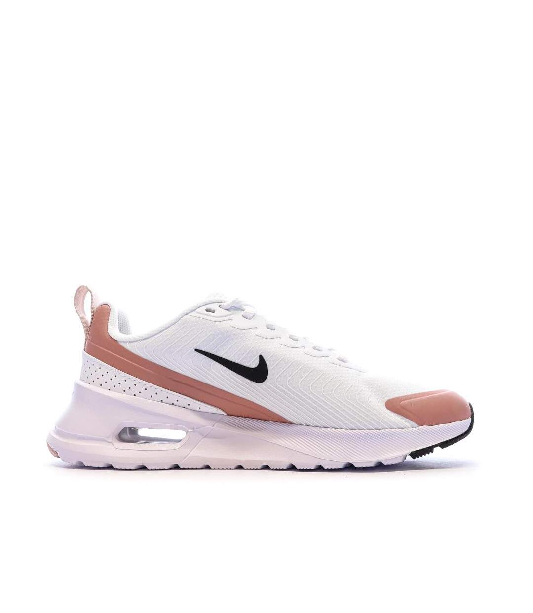 Baskets blanches/roses femme nike air max nuaxis-2