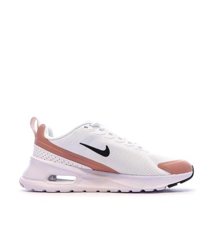 Baskets blanches/roses femme nike air max nuaxis