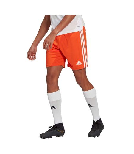 Short Squadra Homme Orange Blanc Adidas
