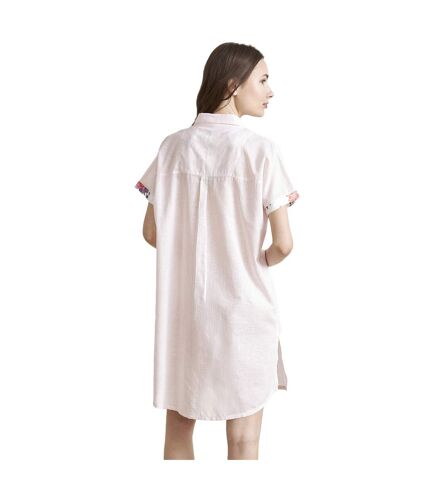 JJBEH0410 Women's Short Sleeve Button Down Nightgown