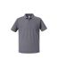Russell Mens Authentic Pique Polo Shirt (Convoy Gray)