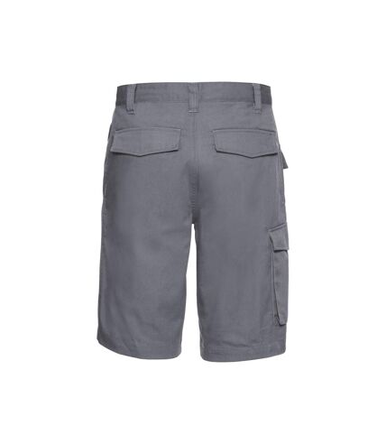 Russell Mens Polycotton Twill Shorts (Convoy Gray) - UTRW9548