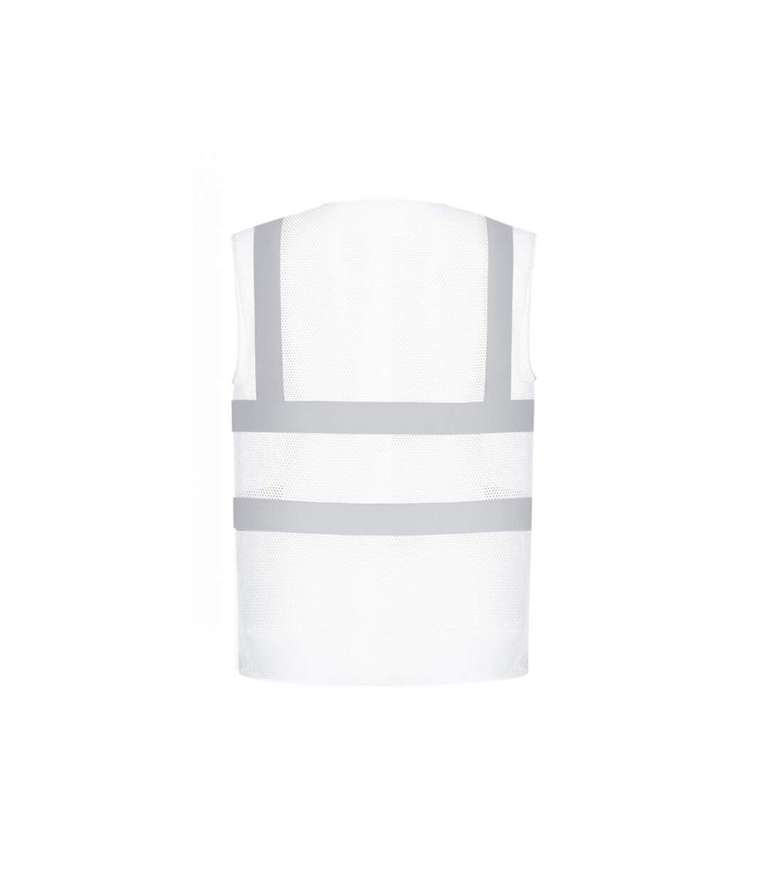 Gilet Haute Visibilité Cool Adulte Blanc Yoko-2