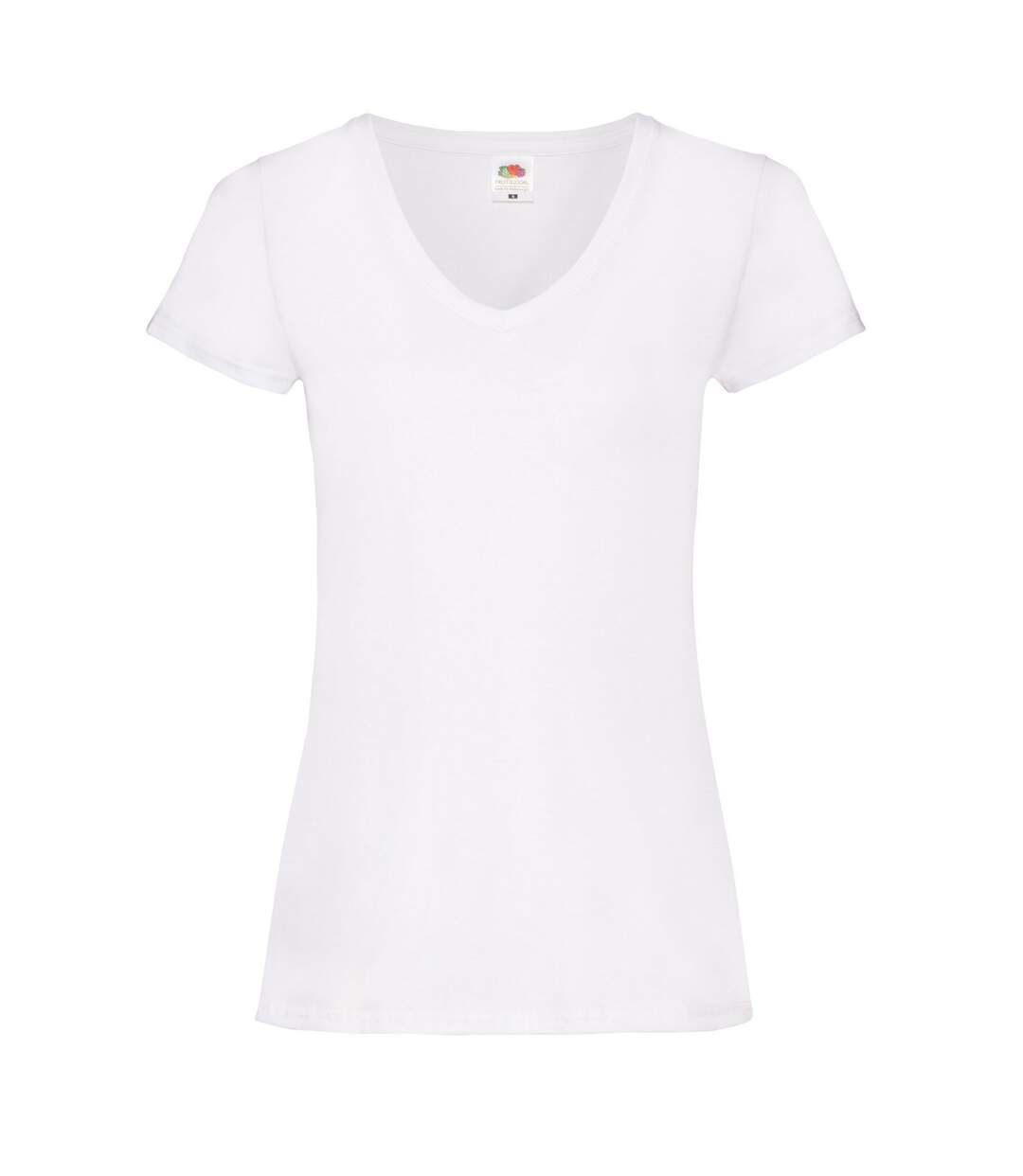 T-shirt valueweight femme blanc Fruit of the Loom-1