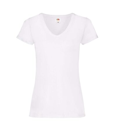 T-shirt valueweight femme blanc Fruit of the Loom