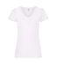 T-shirt valueweight femme blanc Fruit of the Loom-1