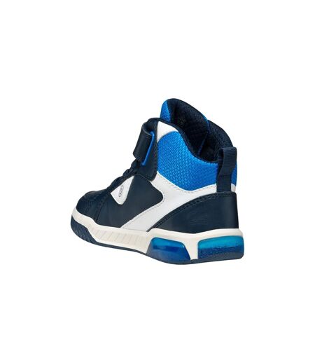 Basket Montante à Lacets Geox Junior Inek Boy Geobuck+Text
