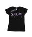Disney Princess Womens/Ladies Snow White Graphic Cotton T-Shirt (Black)
