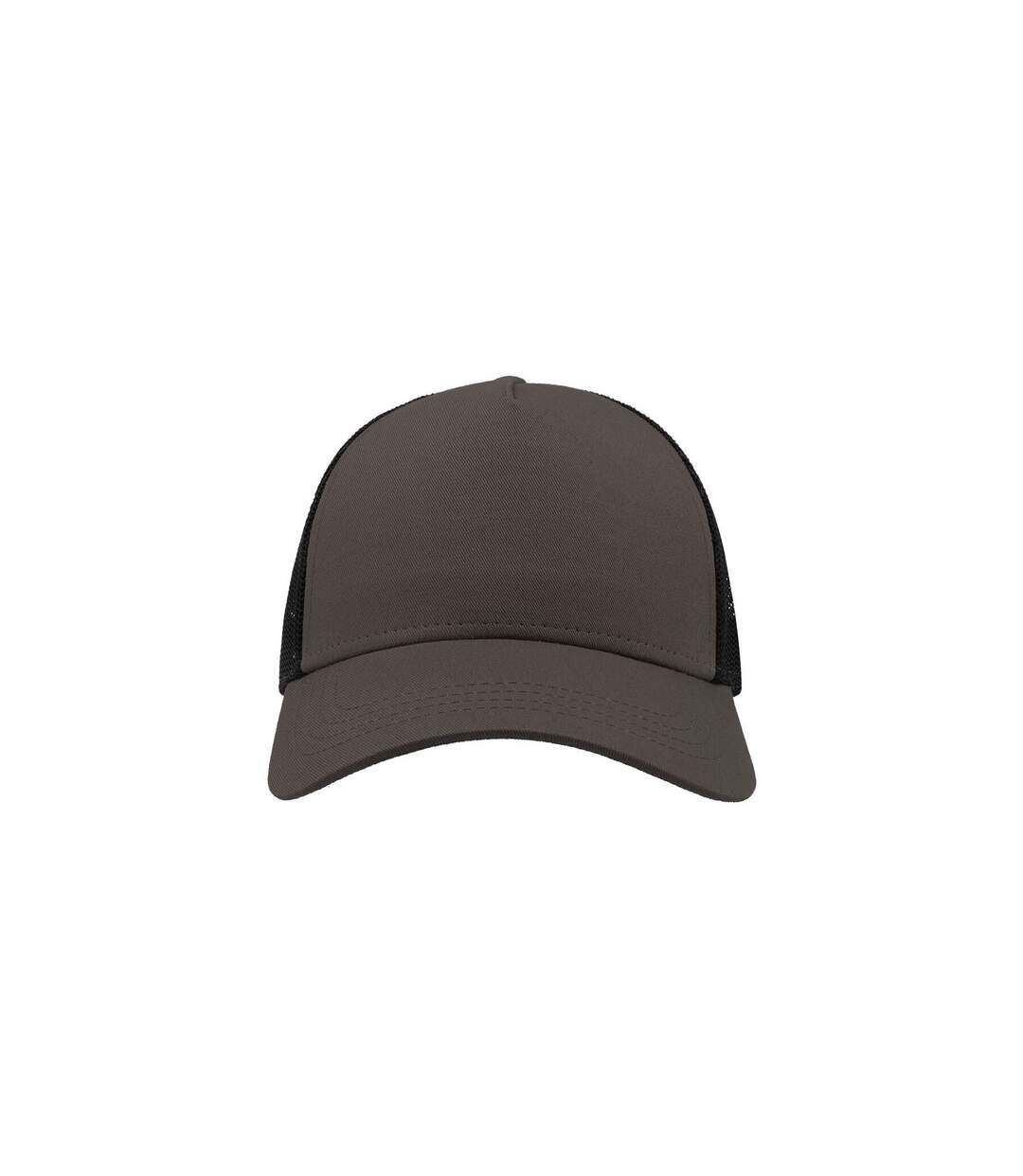 Casquette style trucker rapper mixte gris foncé / noir Atlantis-3