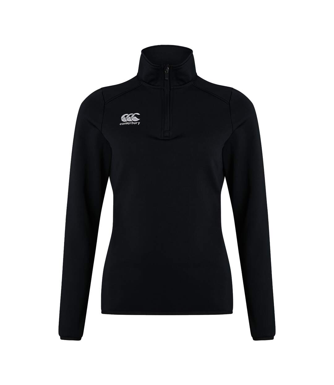 Womens/ladies Club Qz Training Midlayer Black Canterbury-1