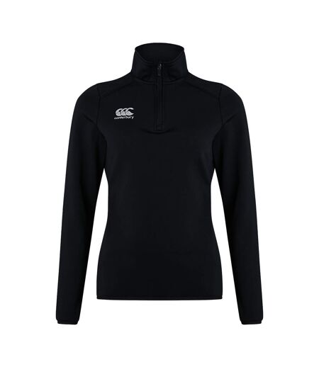 Womens/ladies Club Qz Training Midlayer Black Canterbury