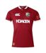 Mens 2025 British & Irish Lions Rugby Jersey Red Dahlia Canterbury-2